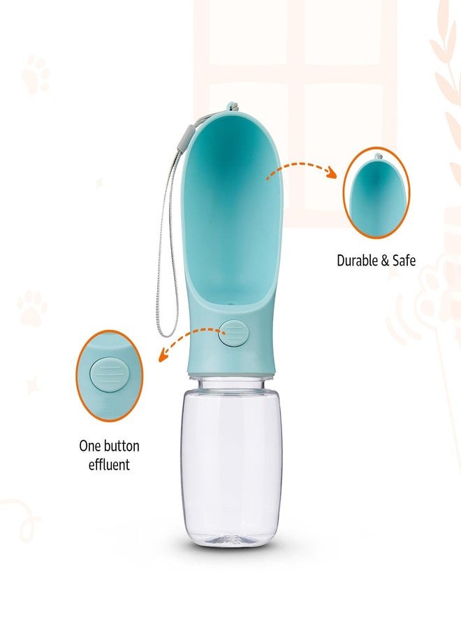 Evona Leak Proof Portable Dog Water Bottle, Dog Travel Water Bottle, Water Dispenser for Pet, Puppies Water Bottle for Dog Cat Pet Outdoor Walking Travelling Drinking (350ML) - Image 3